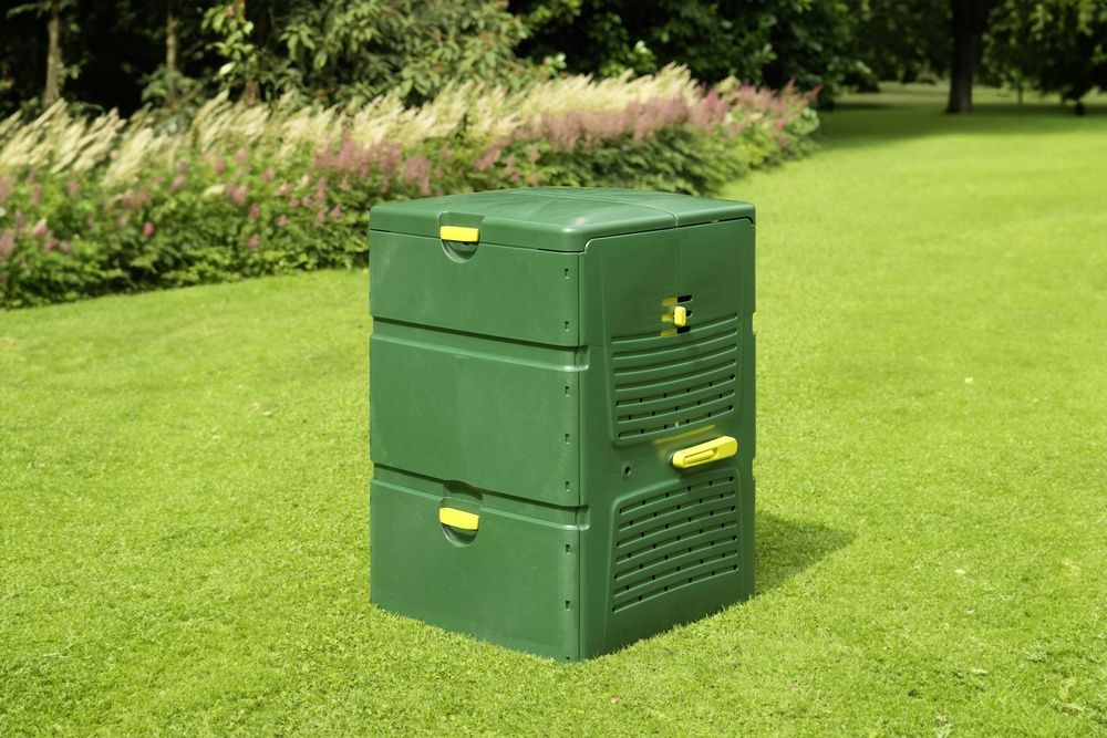 Composter in the garden