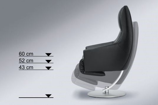 Relax armchair with height adjustment.