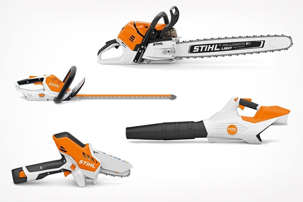 Stihl saw, leaf blower and two other products