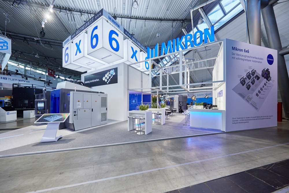 Mikron exhibition stand