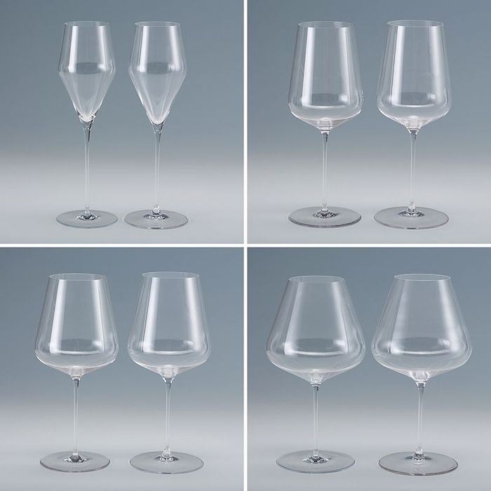 1st prize - "DENK'ART" glass series (champagne, universal, Bordeaux and Burgundy glasses)