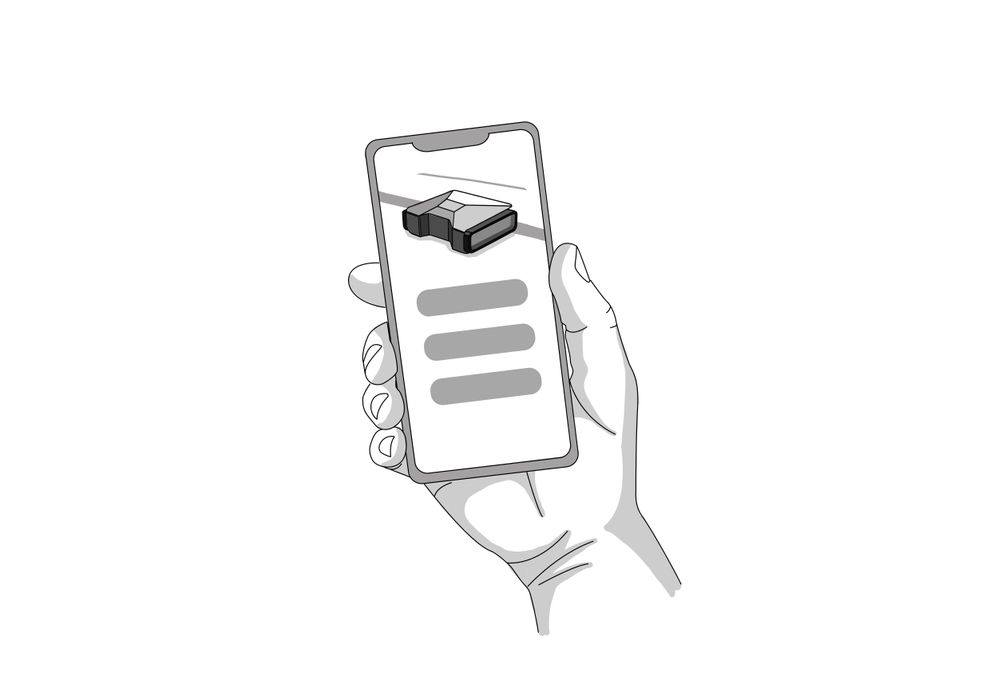 Drawing of Communal Robots mobile app