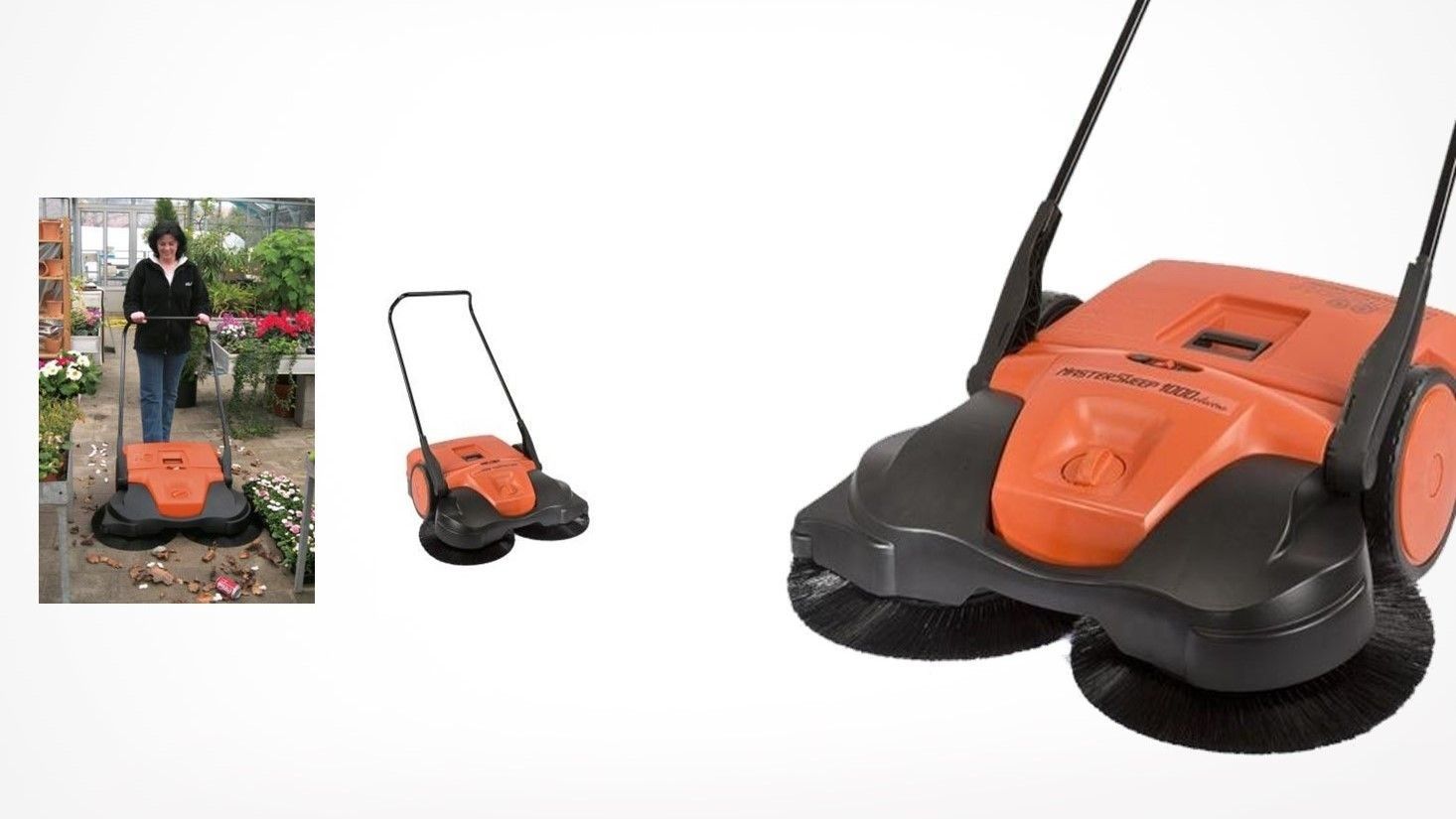 Overview Haaga sweeper Masterswwp 1000 Photo in use and product details