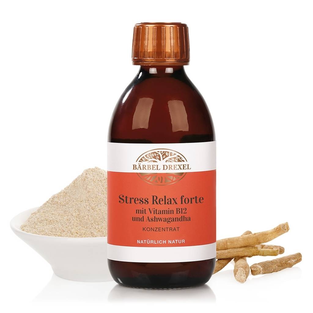 Stress Relax forte mit Vitamin B12 und Ashwagandha Konzentrat, 150 ml