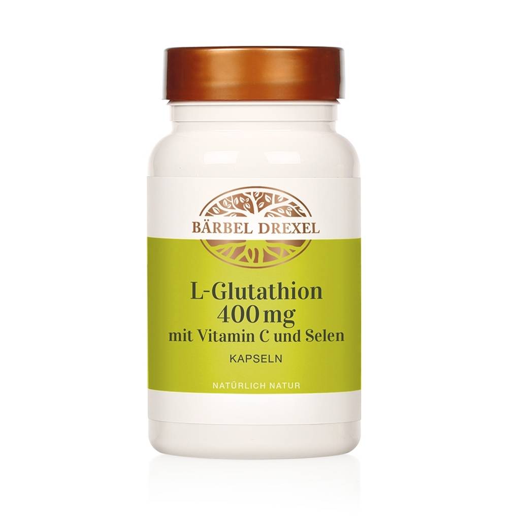 L-Glutathion 400 mg mit Vitamin C und Selen Kapseln, 60 Stück