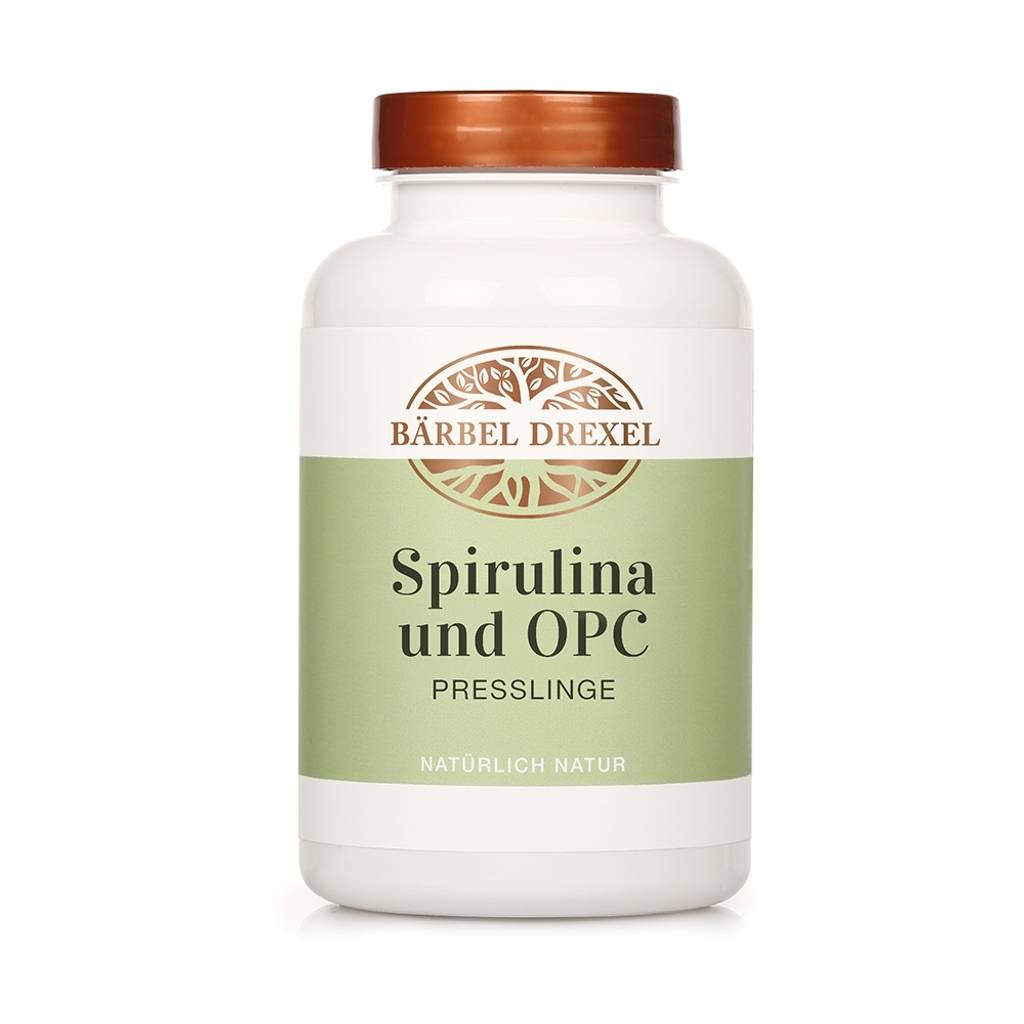 Spirulina und OPC Presslinge