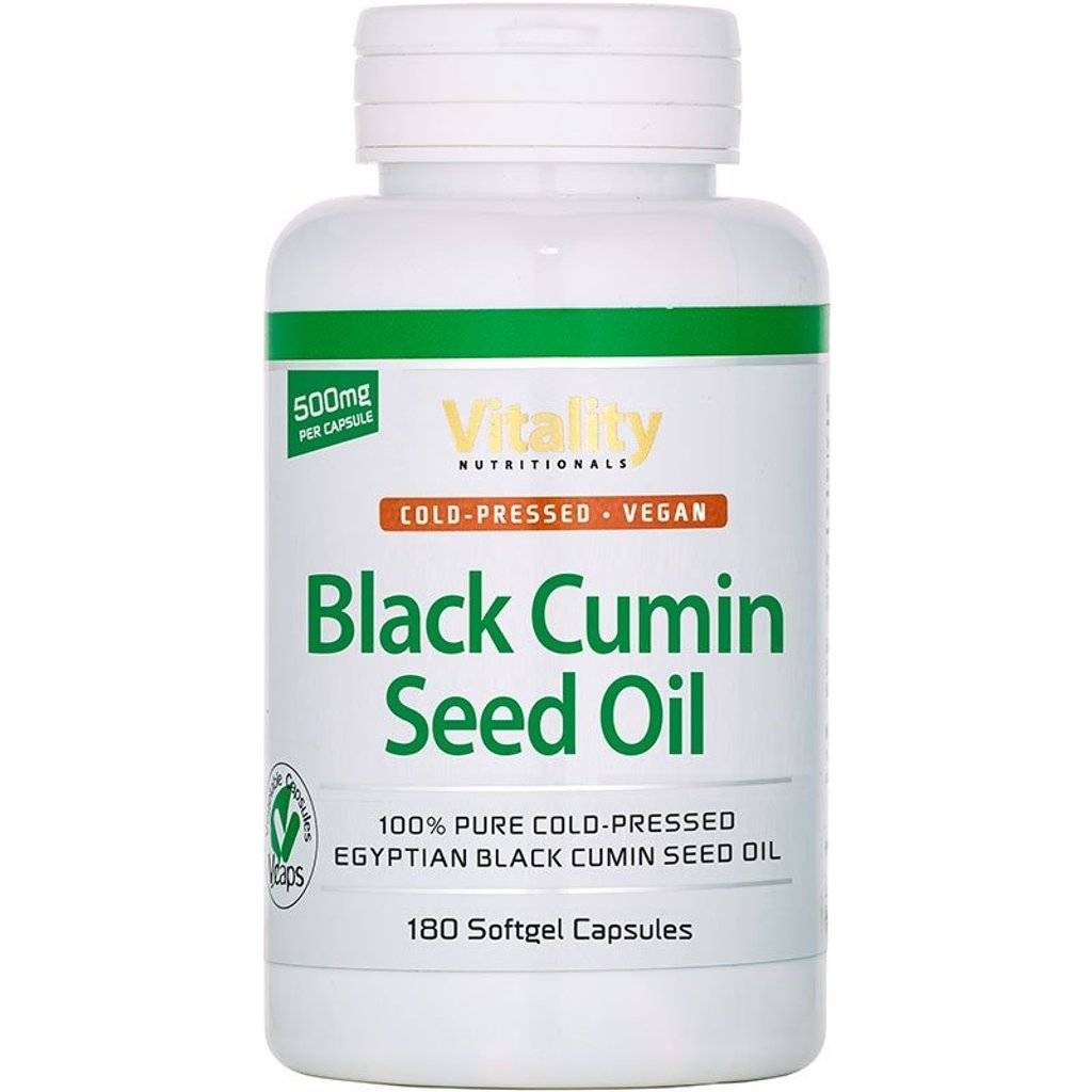 Black Cumin Seed Oil - 180 kapsler - quantity-1