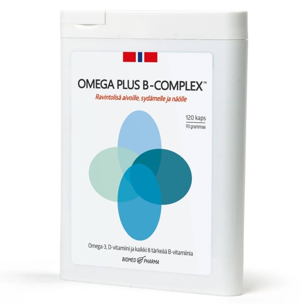 Omega Plus B-Complex - 120 kapsler - quantity-1