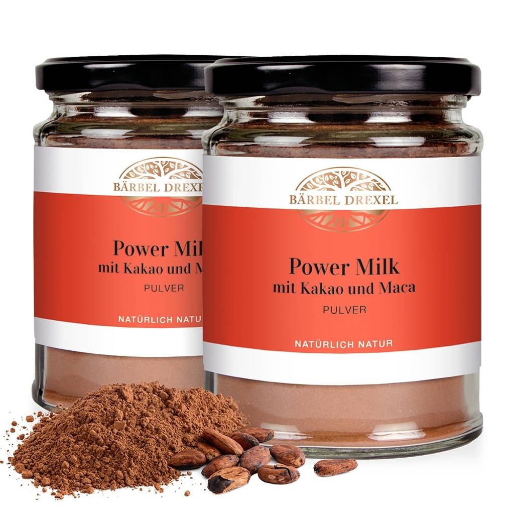 Duo Power Milk mit Kakao und Maca Pulver 2 x 120 g