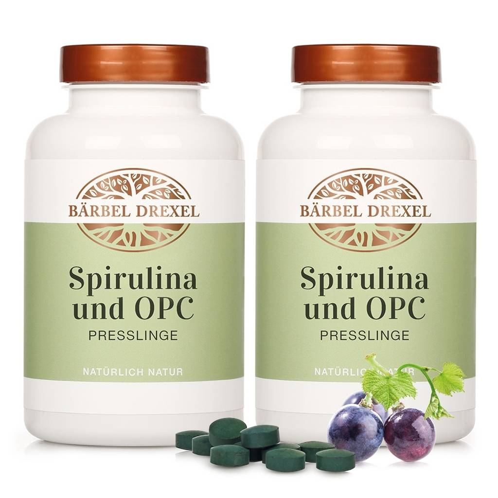 Duo Spirulina und OPC Presslinge