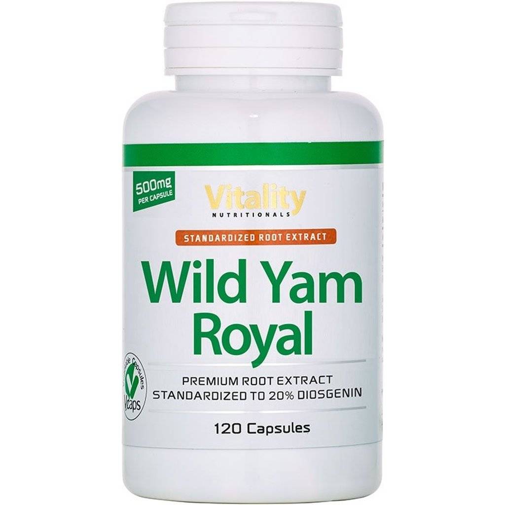 Wild Yam 500mg - 120 kapsler - quantity-1