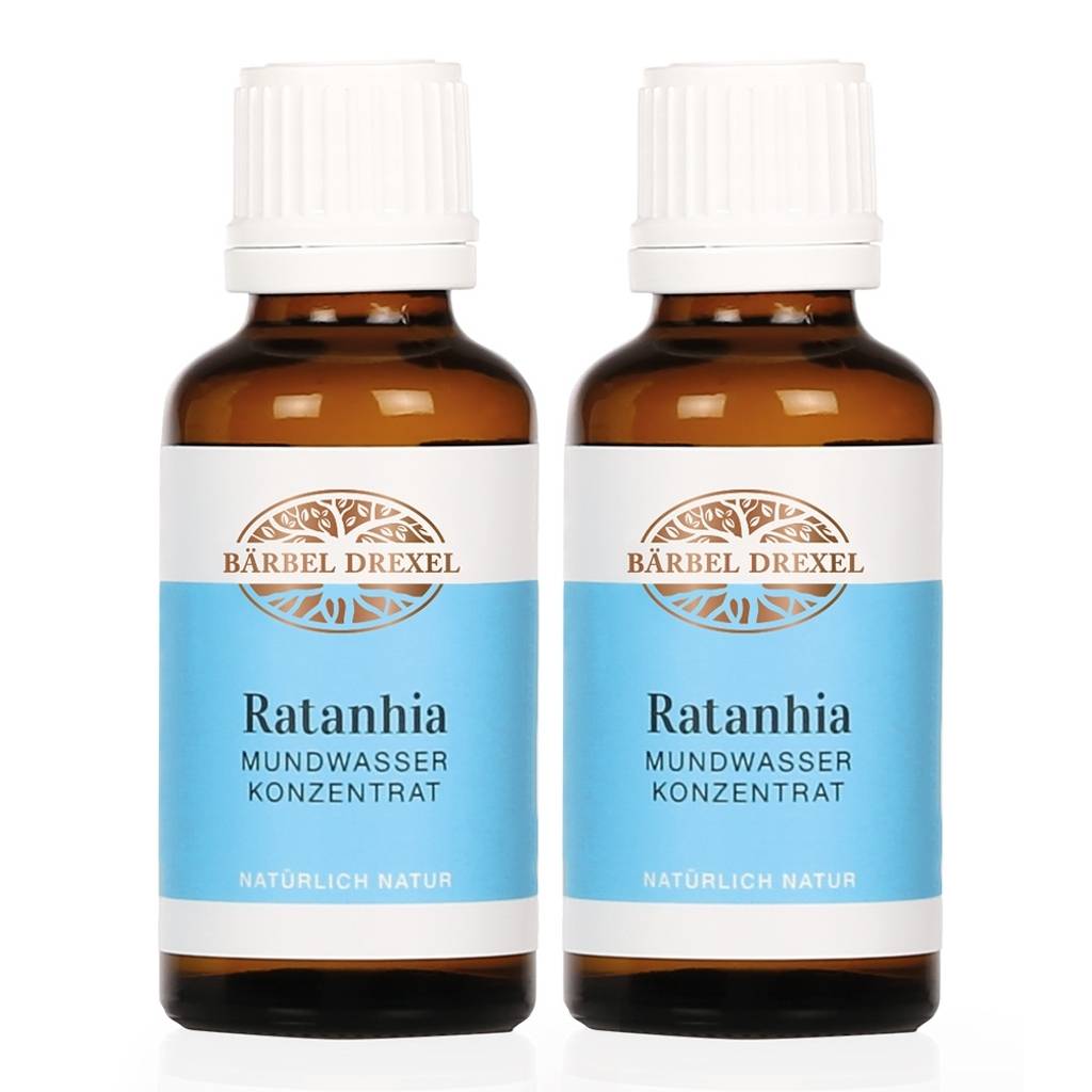 Duo Ratanhia Mundwasser Konzentrat, 2 x 30ml