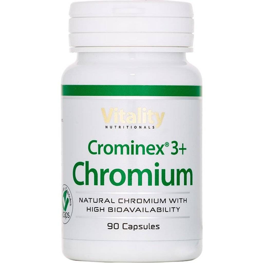 Crominex 3+ Chromium 200mcg - 90  Capsules