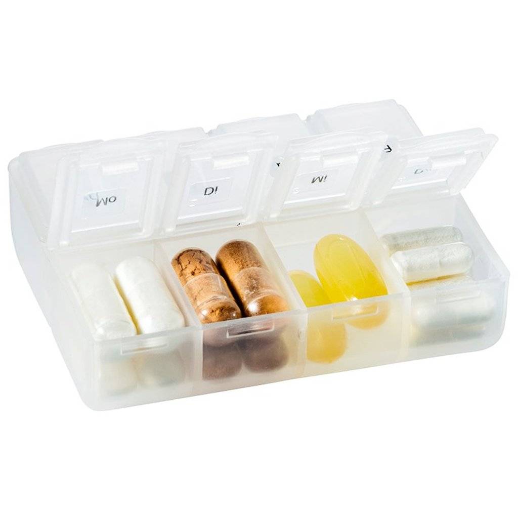 Pill Box Organizer 7 Day -  