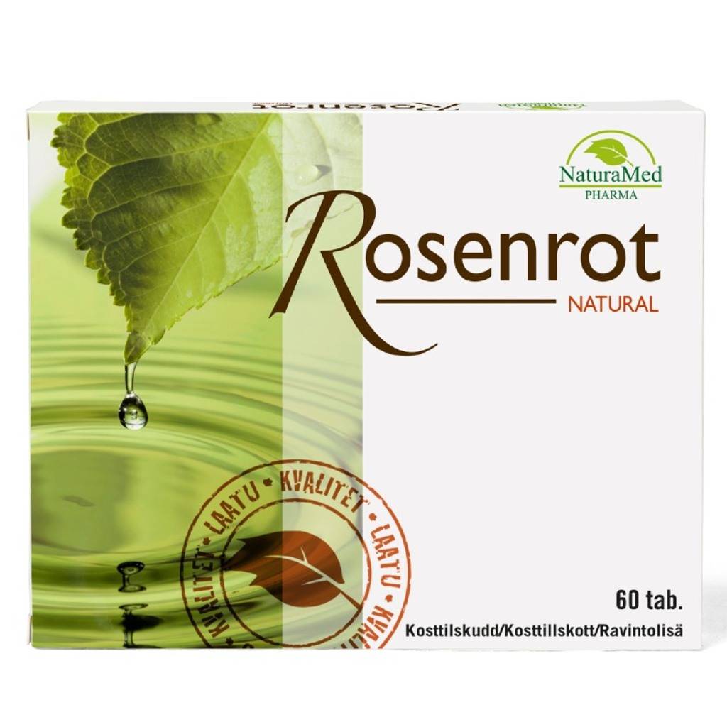 Rosenrot Natural - 60 tabletter - quantity-1