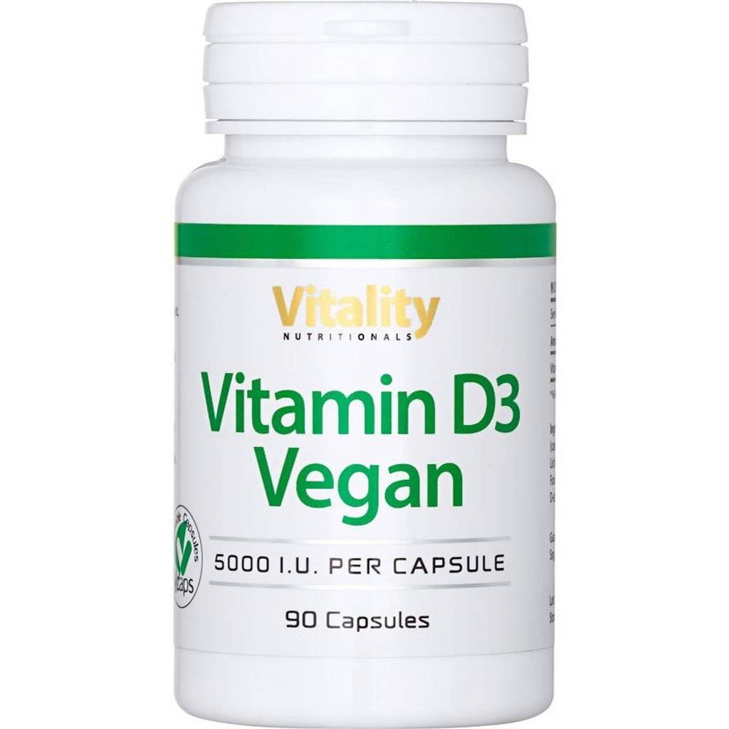 Vitamin D3 Vegan 5000 IU - 90  Capsules