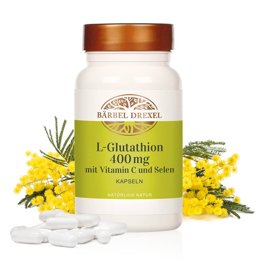 L-Glutathion 400 mg mit Vitamin C und Selen Kapseln, 60 Stück