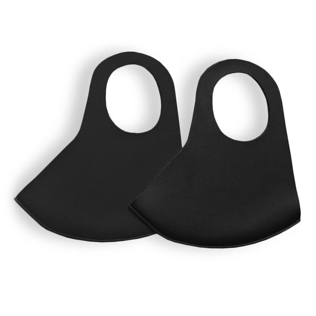 Duo Stoffmaske wiederverwendbar schwarz