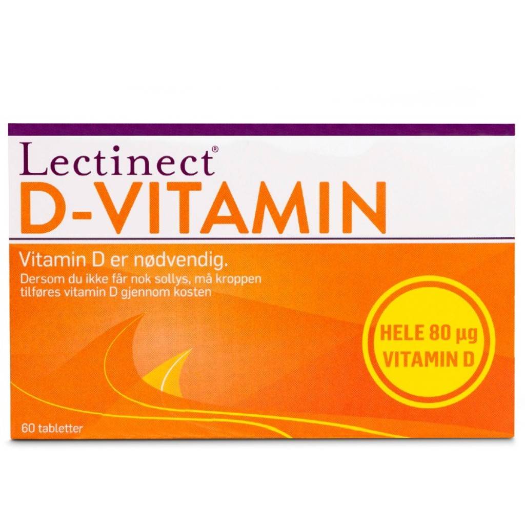 Lectinect D-Vitamin 80 µg - 60 Tabletter