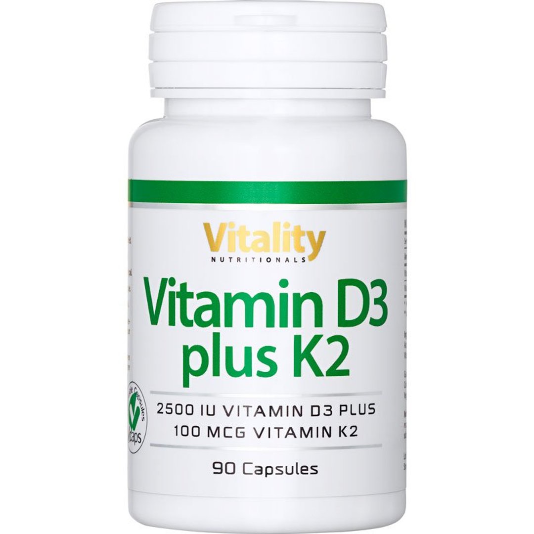 Tilaa D-vitamiinikapselit | Vitamin D3 2500 plus K2 100