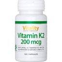 Vitamin K2 200 mcg - 120  Capsules