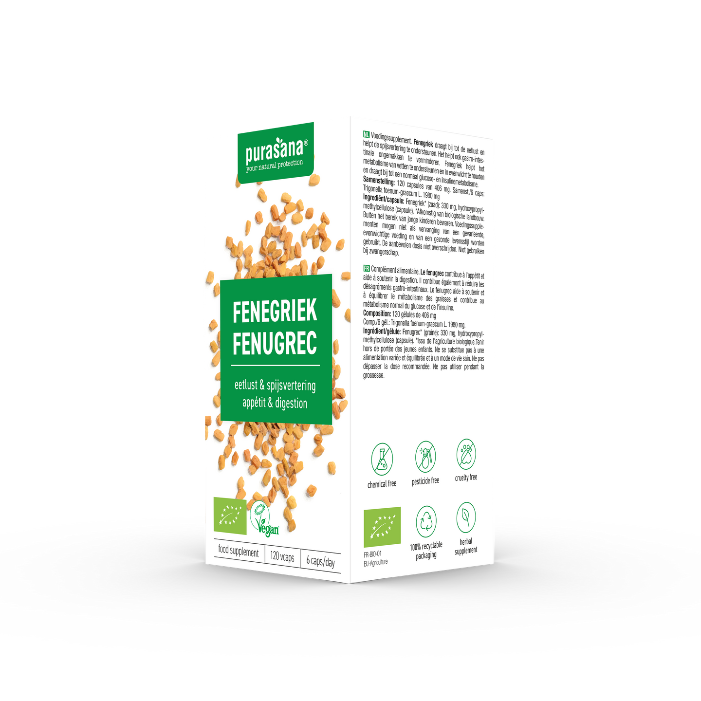 Order Fenugreek Organic Capsules Vitaminexpress