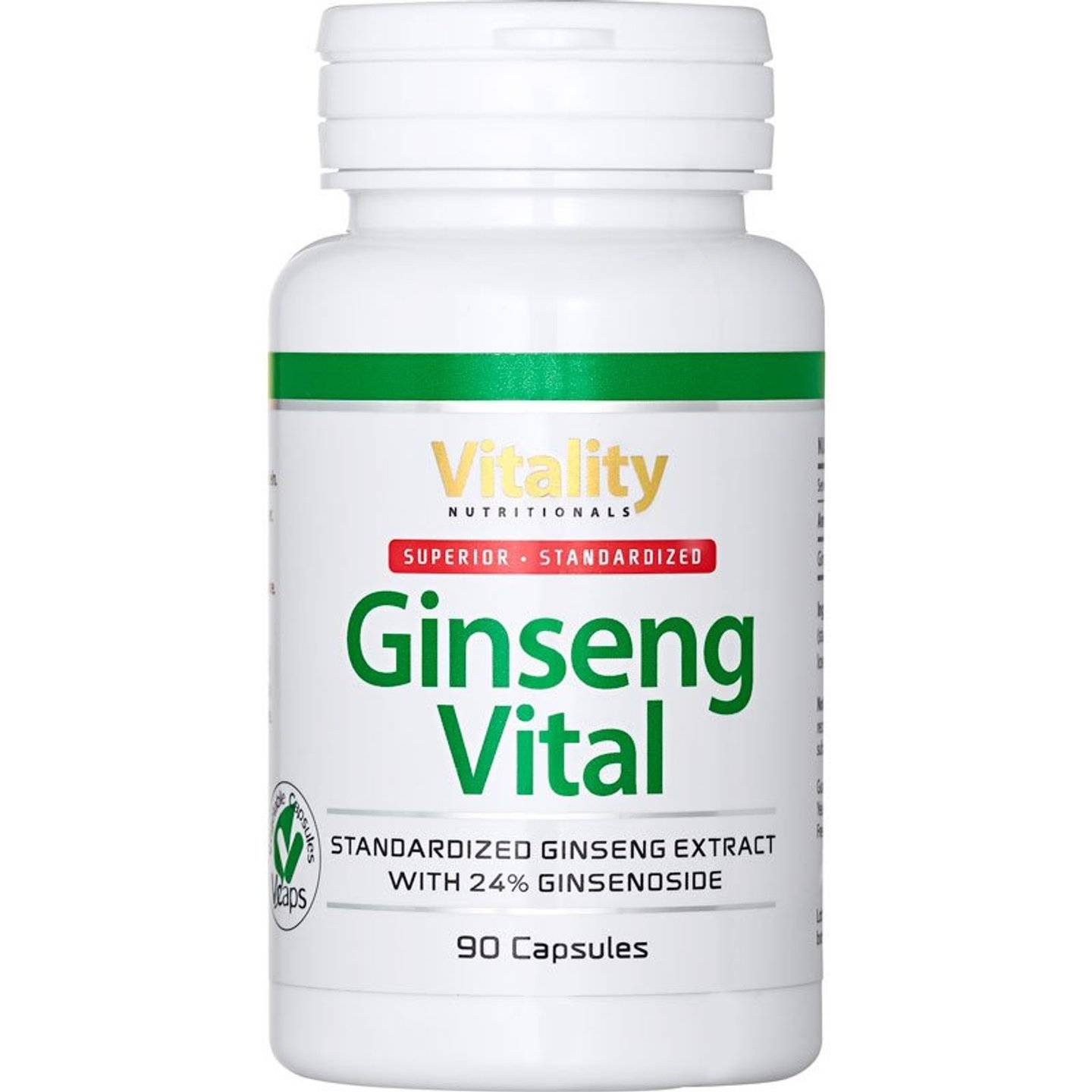 Ginseng supplements for vitality