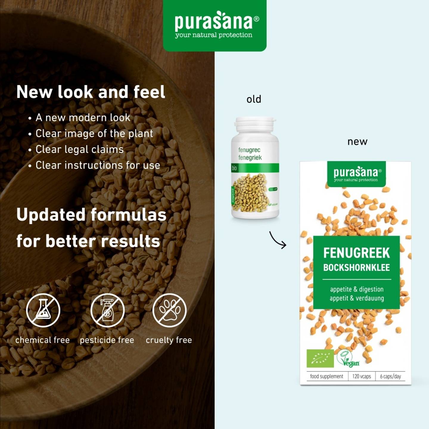 Order Fenugreek Organic Capsules | Vitaminexpress