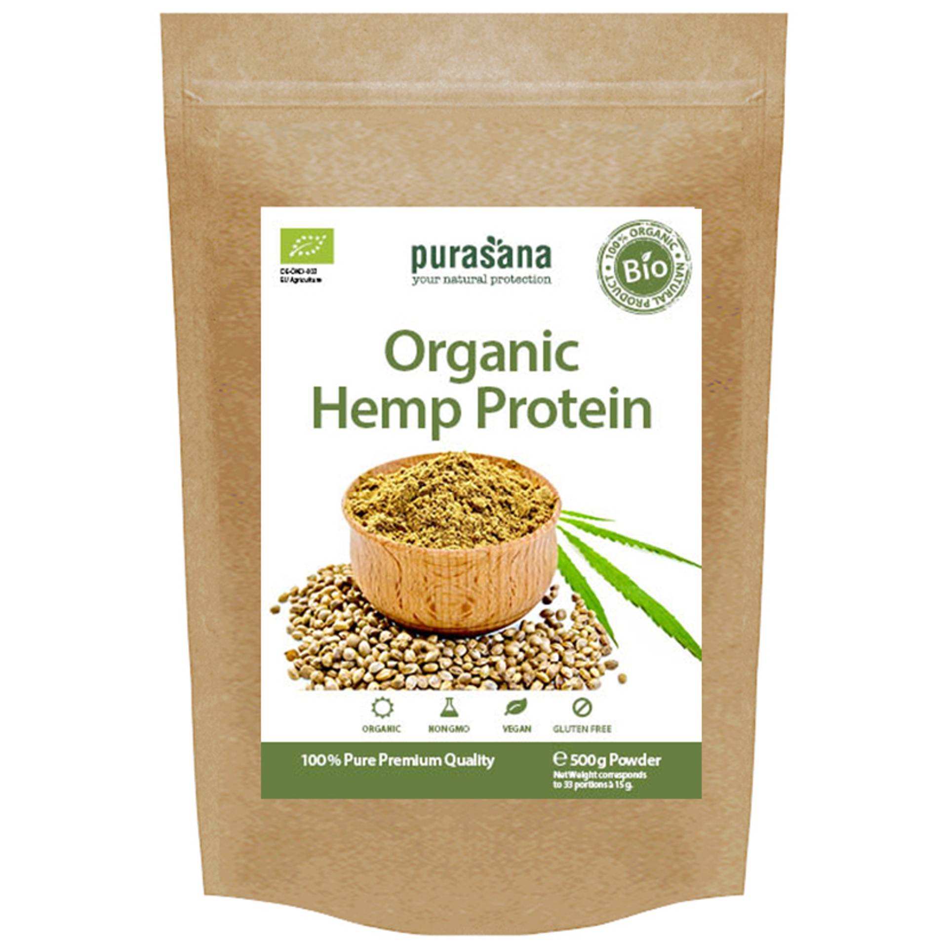 Organic hemp outlet powder