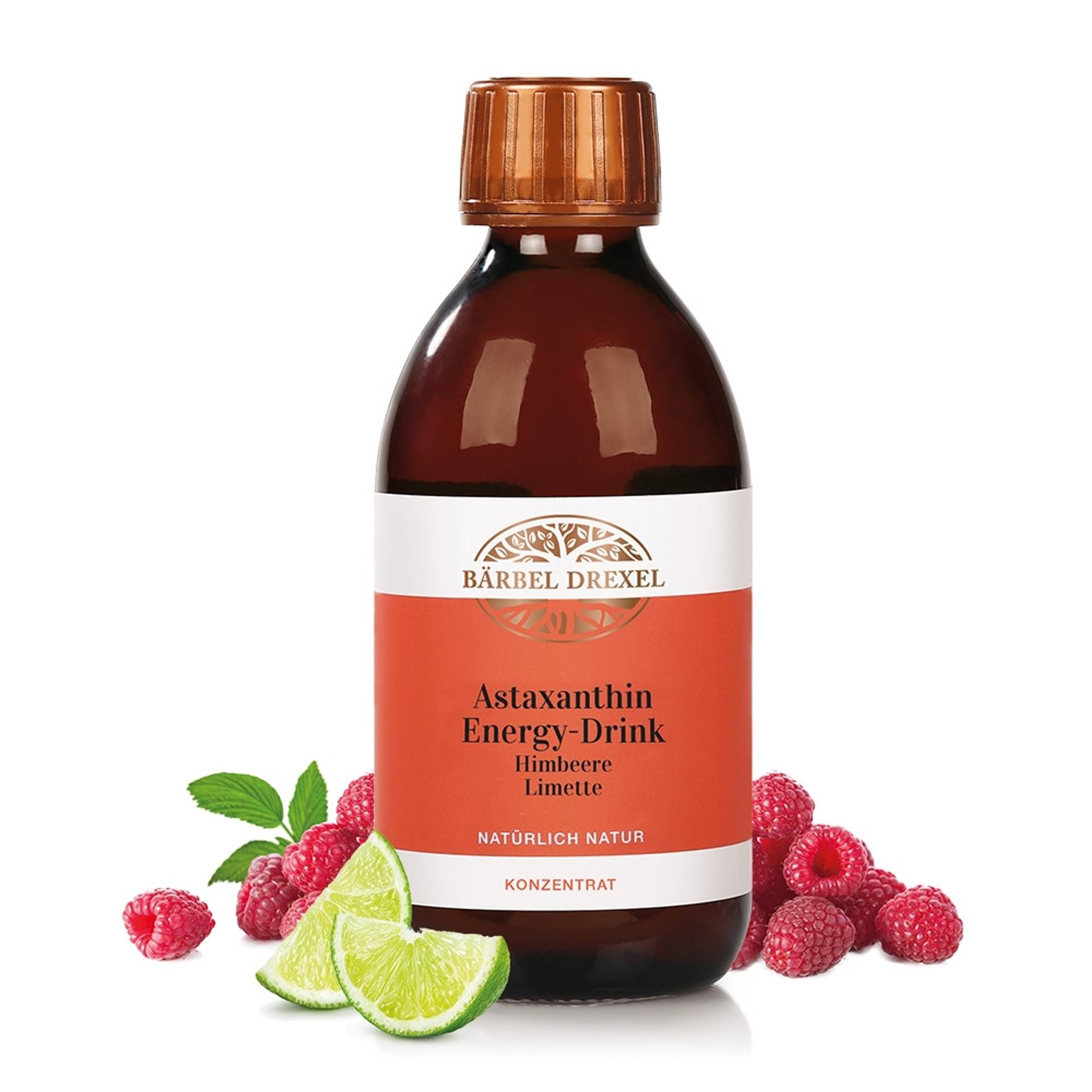 Astaxanthin Energy-Drink Konzentrat Himbeer - Limette 