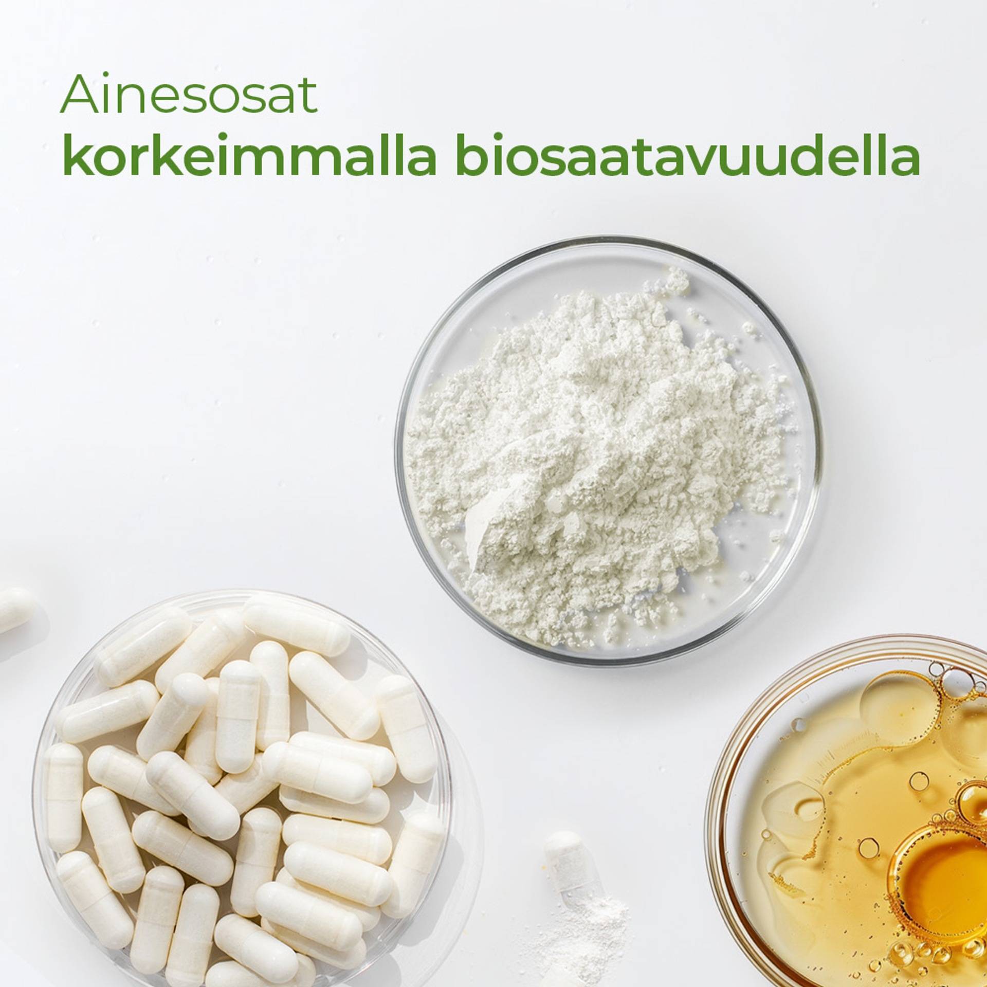 Korkeimmat bioaktiiviset ainesosat 