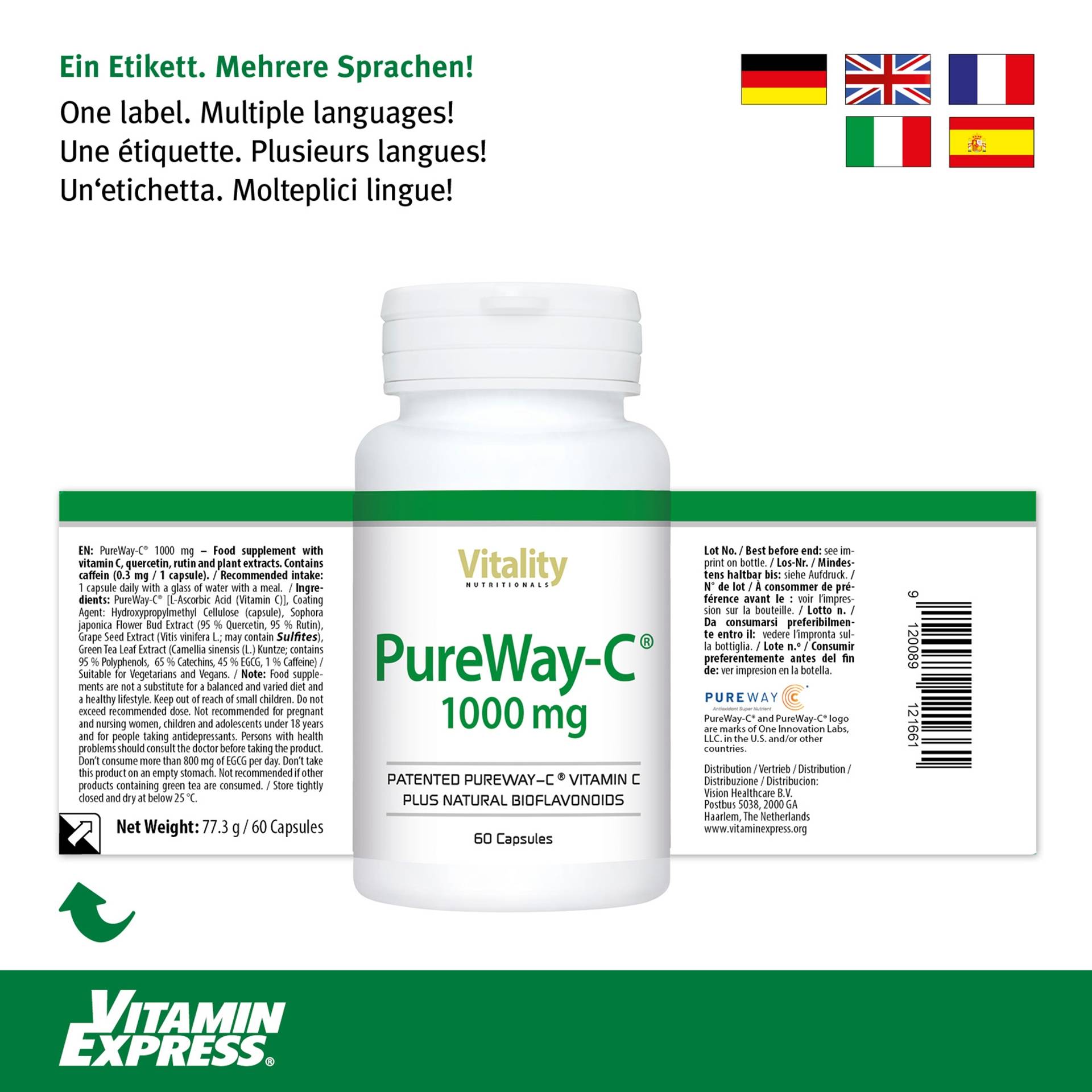 Pide PureWay-C ® 1000 mg | VitaminExpress