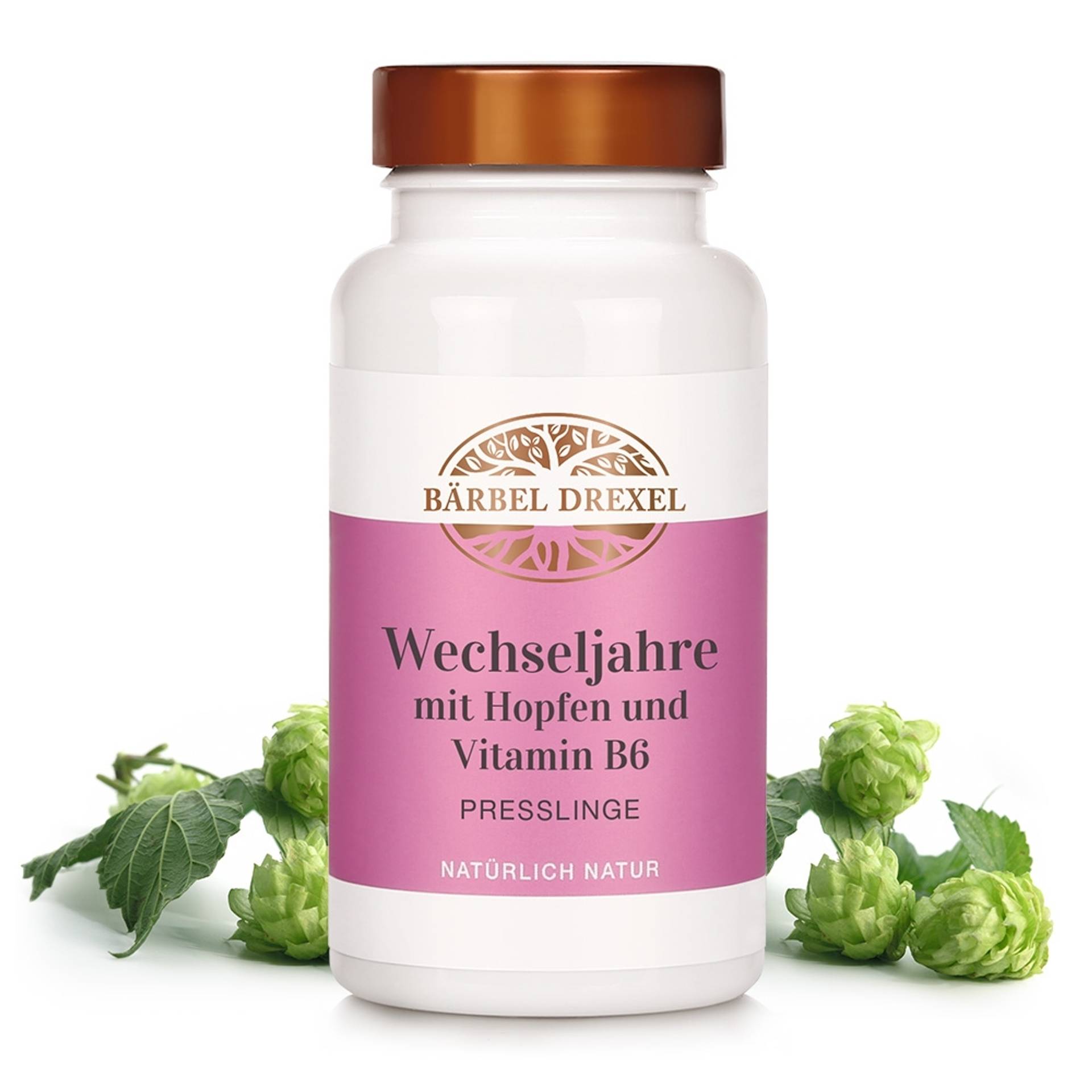 Wechseljahre mit Hopfen und Vitamin B6  Presslinge