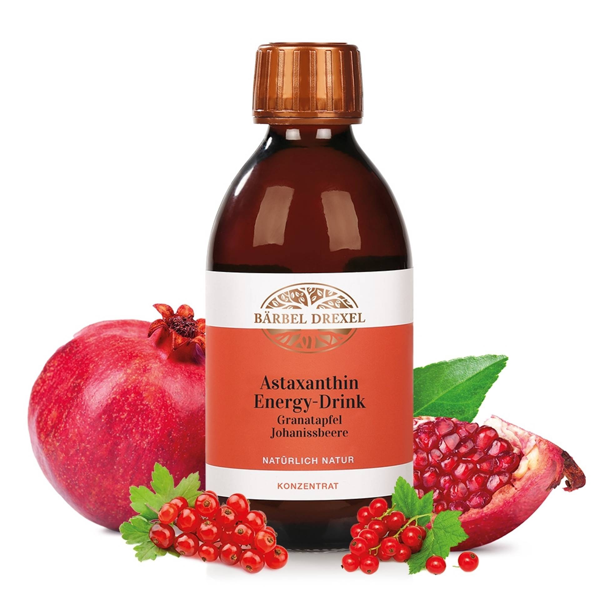 Astaxanthin Energy-Drink Konzentrat Granatapfel-Johannisbeere