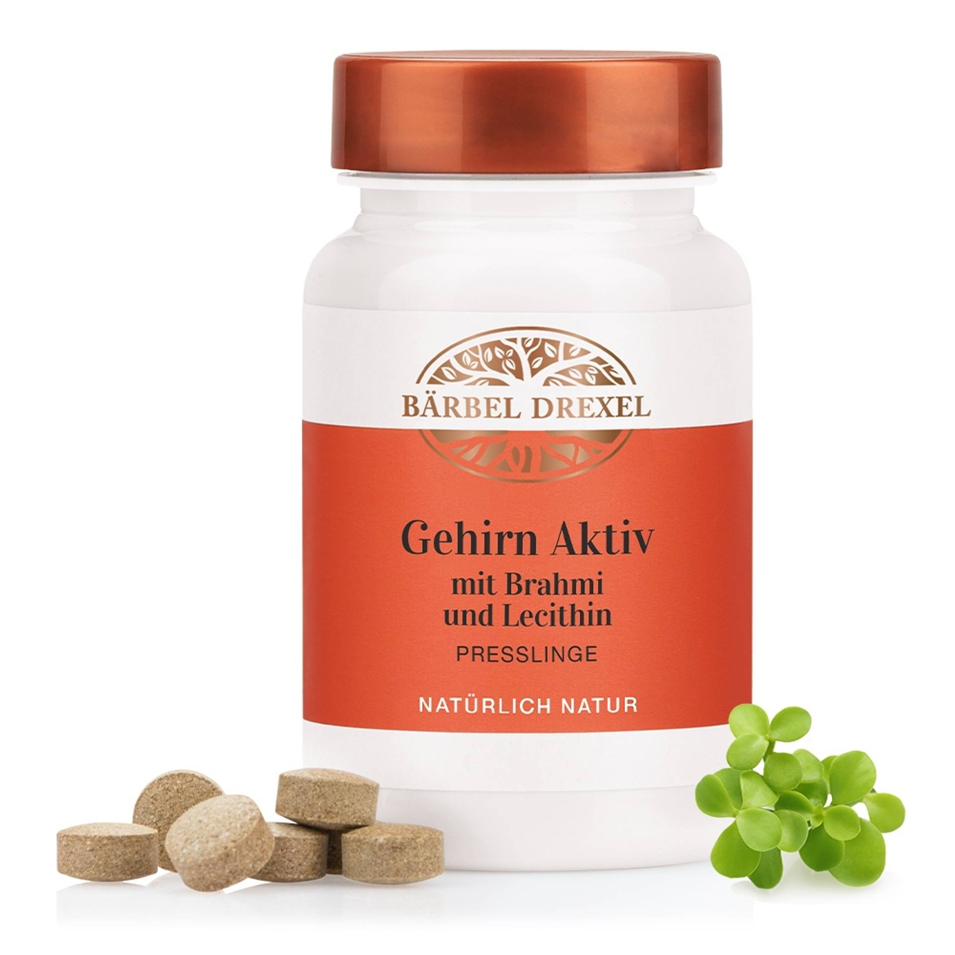 Gehirn Aktiv mit Brahmi und Lecithin Presslinge