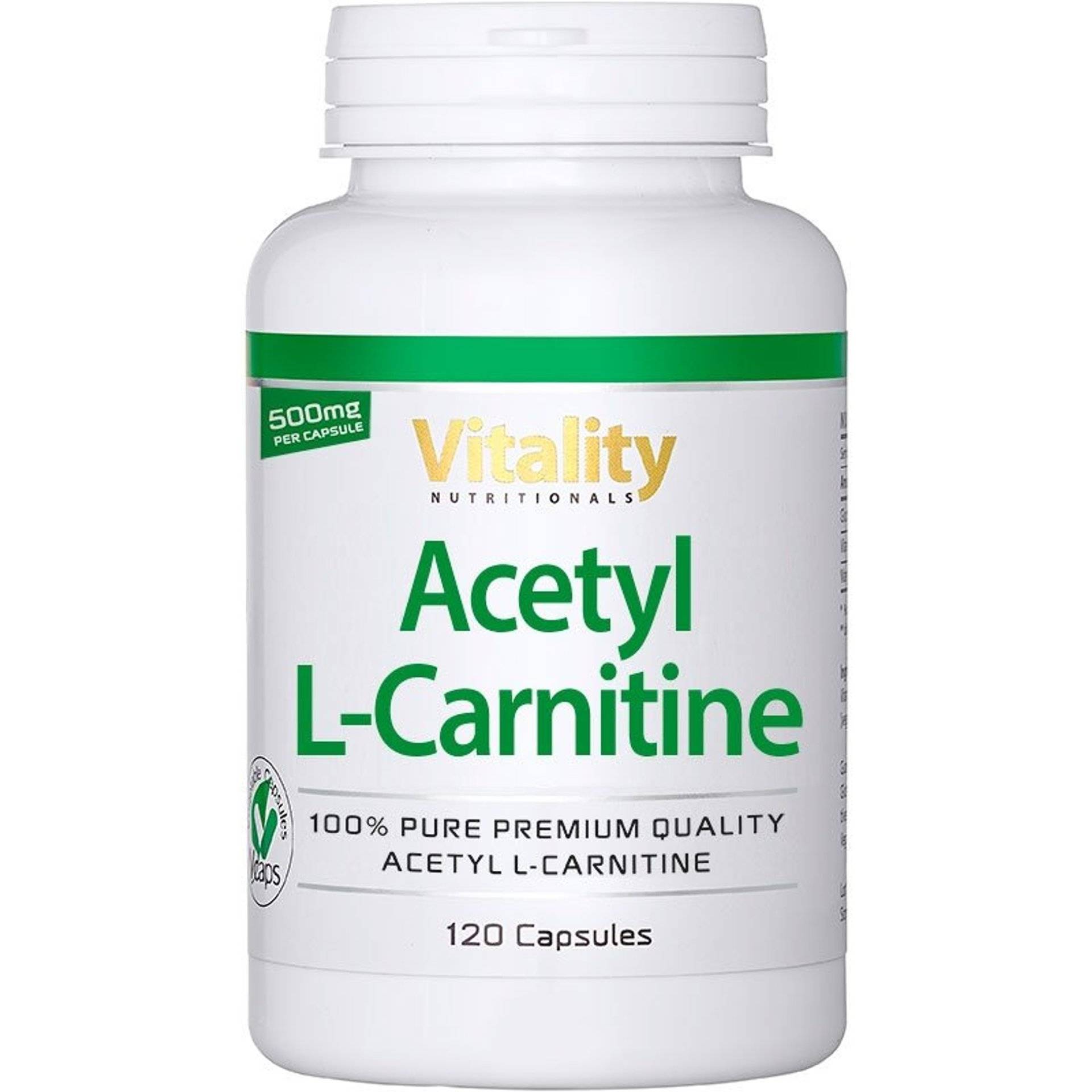 Acetyl-L-Carnitin 500mg - 120  Capsules