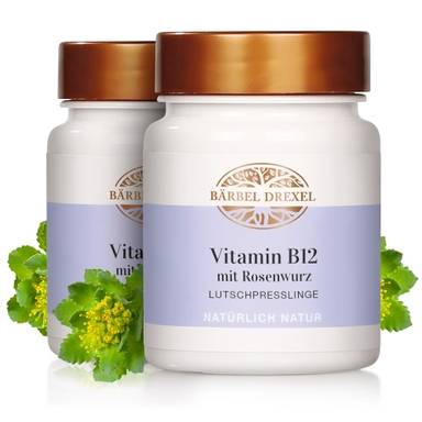 Vitamin B12 mit Rosenwurz Lutschpresslinge 
