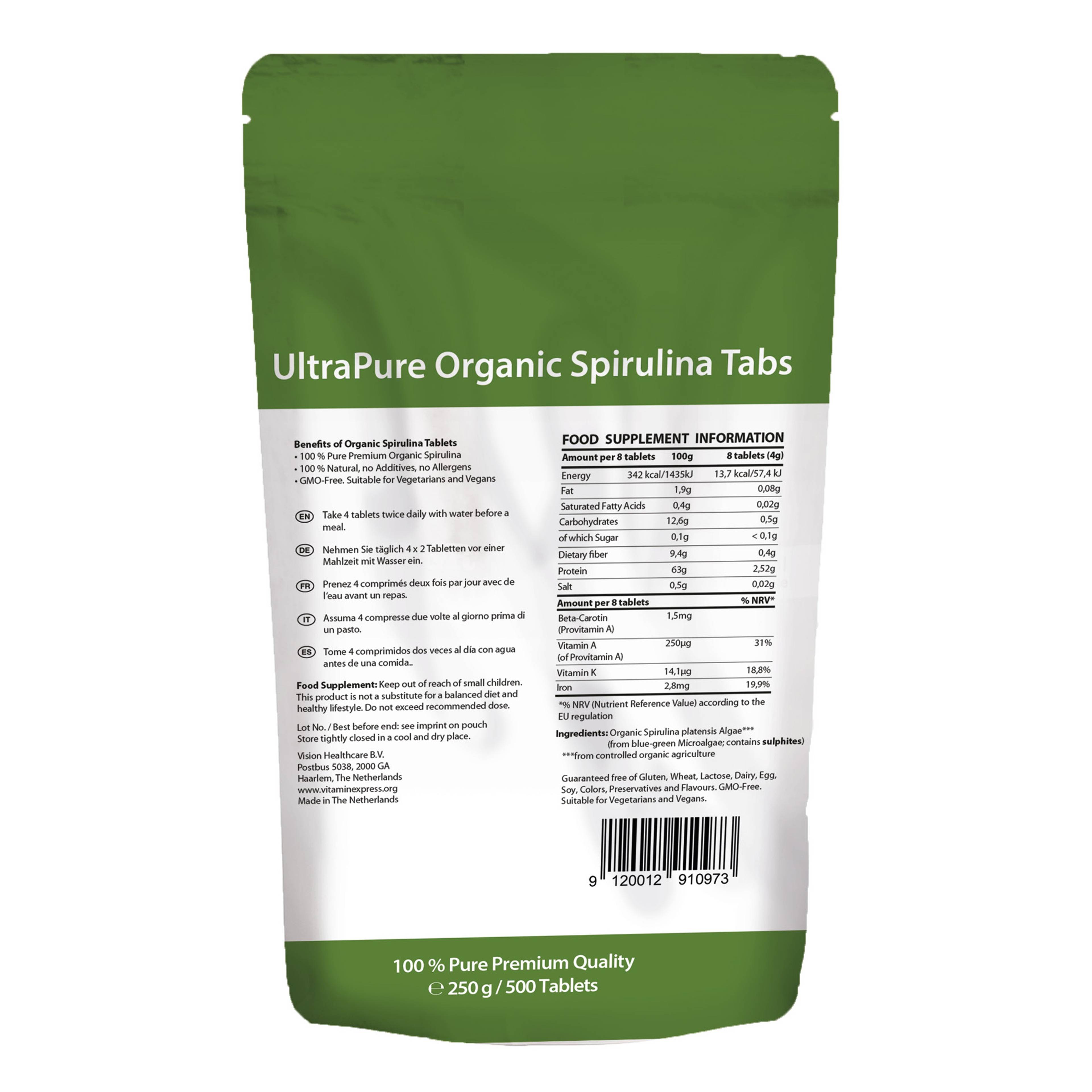 Ultra-Pure-Organic-Spirulina-500Tabs_250g_Purasana_Packshot-Beutel-Rückseite_2000x2000px_300dpi_20230302.jpg