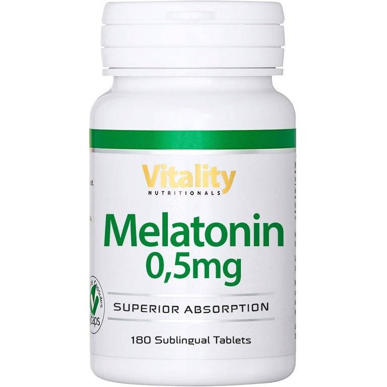 Melatonin 0,5mg Sublingual Lutschtabletten