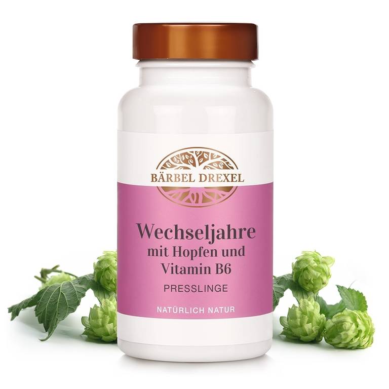 Wechseljahre mit Hopfen und Vitamin B6  Presslinge