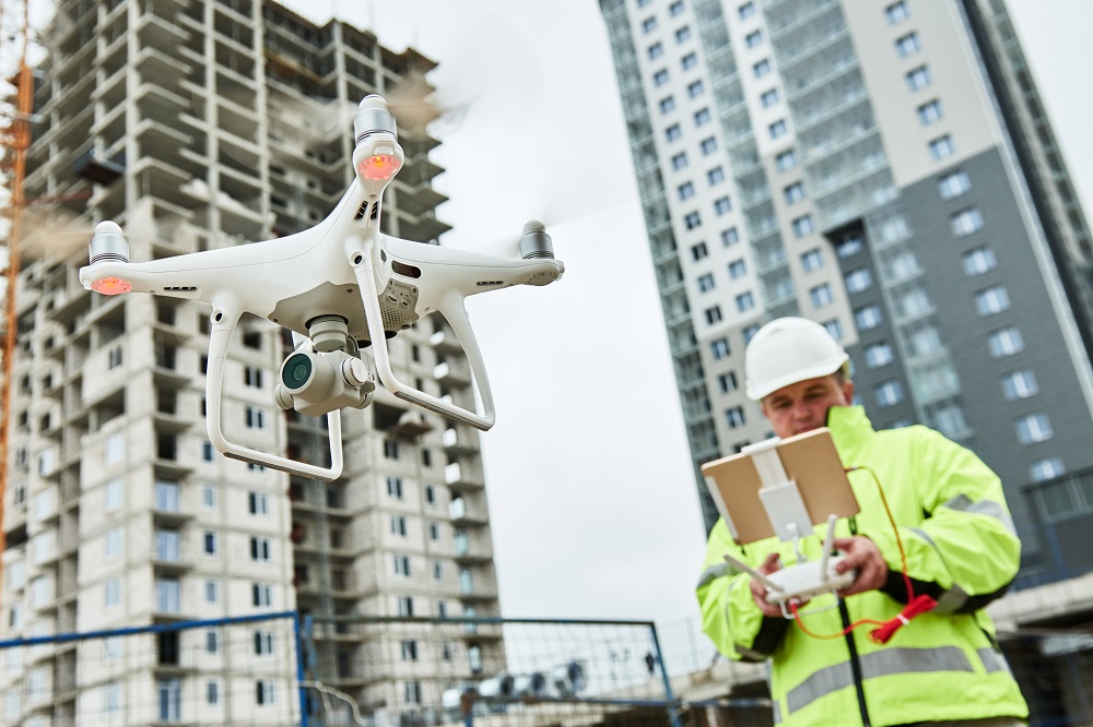 drone gebruik in de bouw