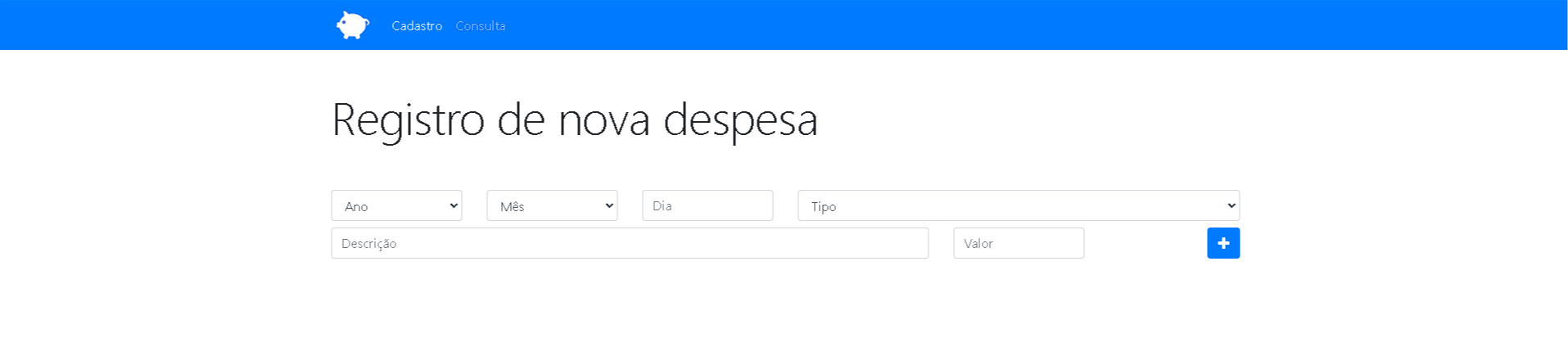 Thumbnail do projeto App Registra Despesas