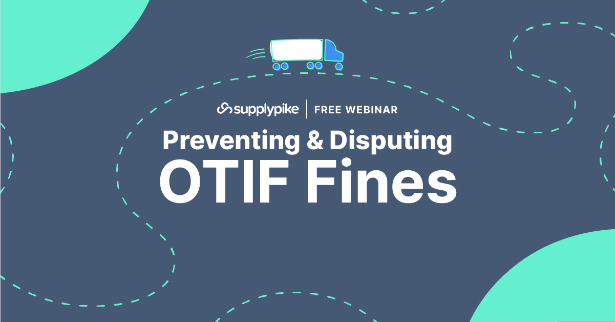 Preventing and Disputing OTIF Fines