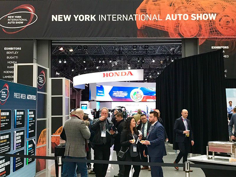 New York Auto Show Floor 