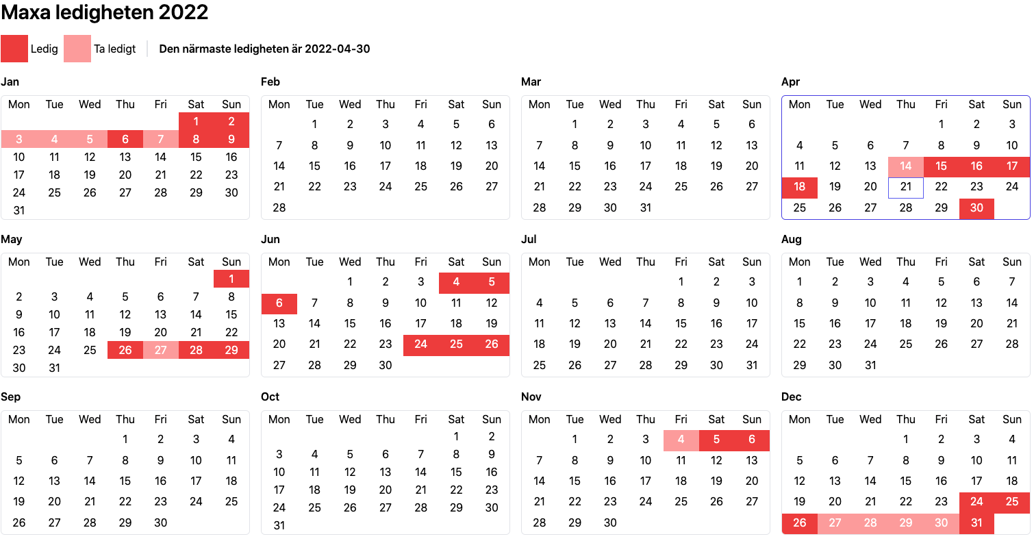 Build a calendar from scratch with tailwind css