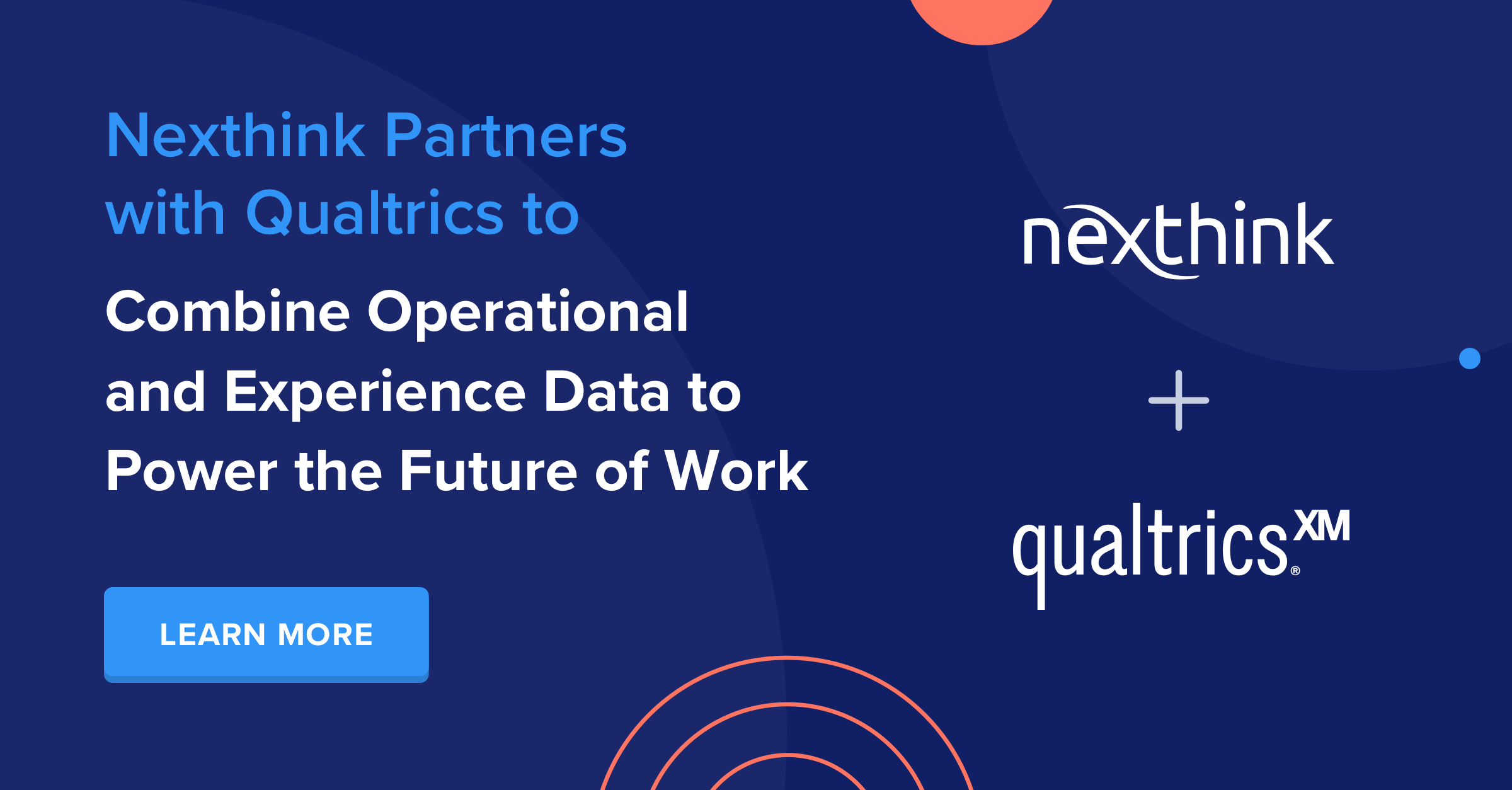 Nexthink Partners with Qualtrics to Combine Operational and Experience Data to Power the Future