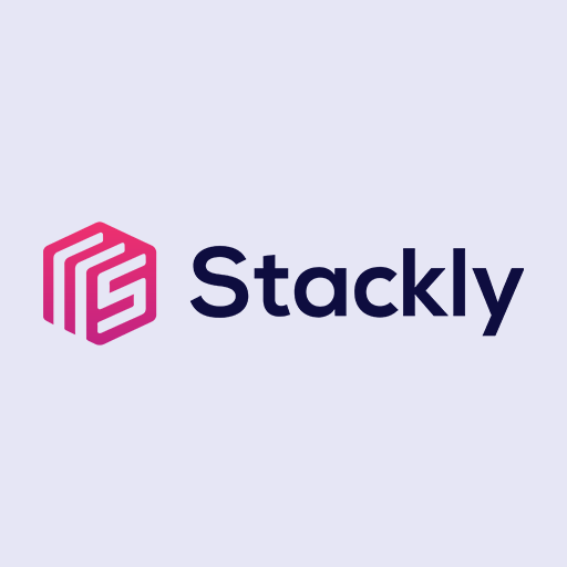 Light version of the Stackly wordmark.