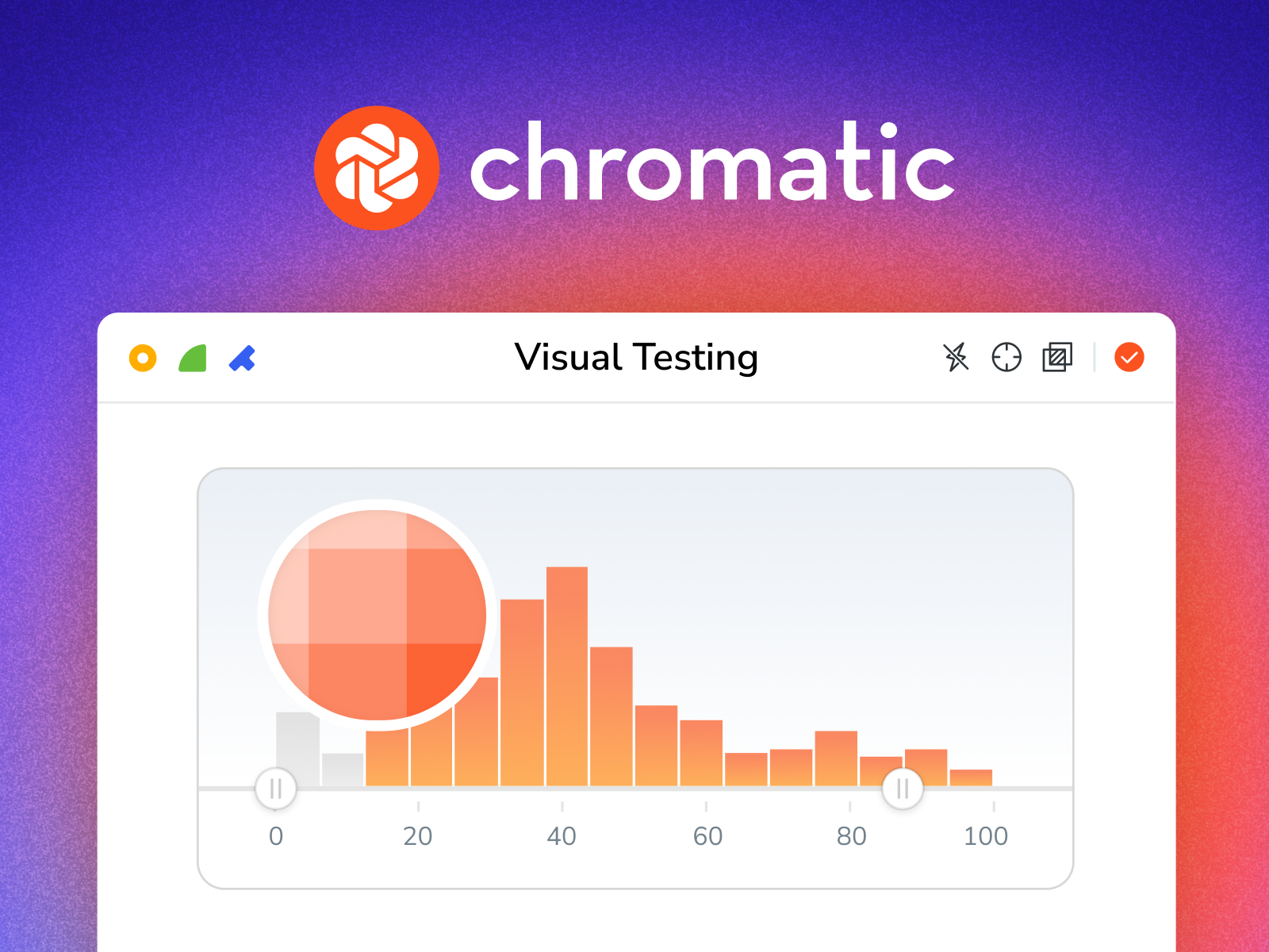 <p>Try Chromatic with a signup credit</p>

