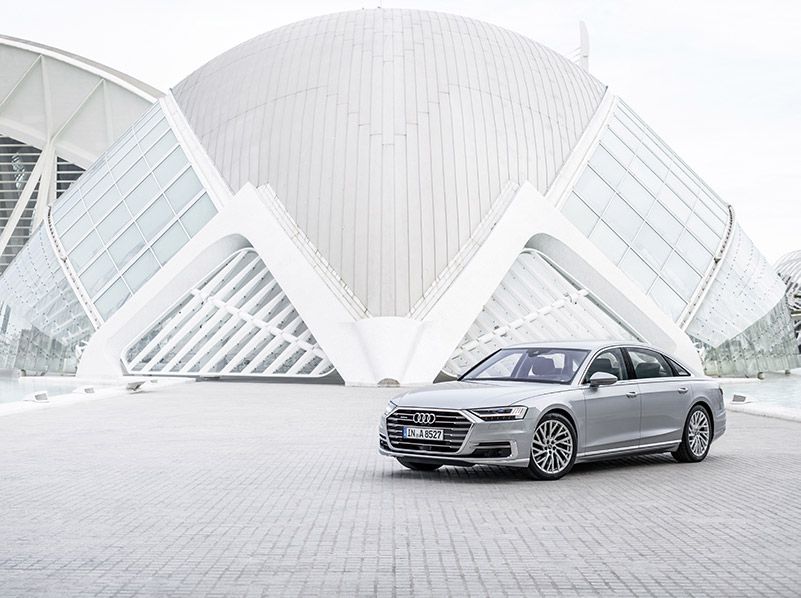 2019 Audi A8 hero ・  Photo by Audi 