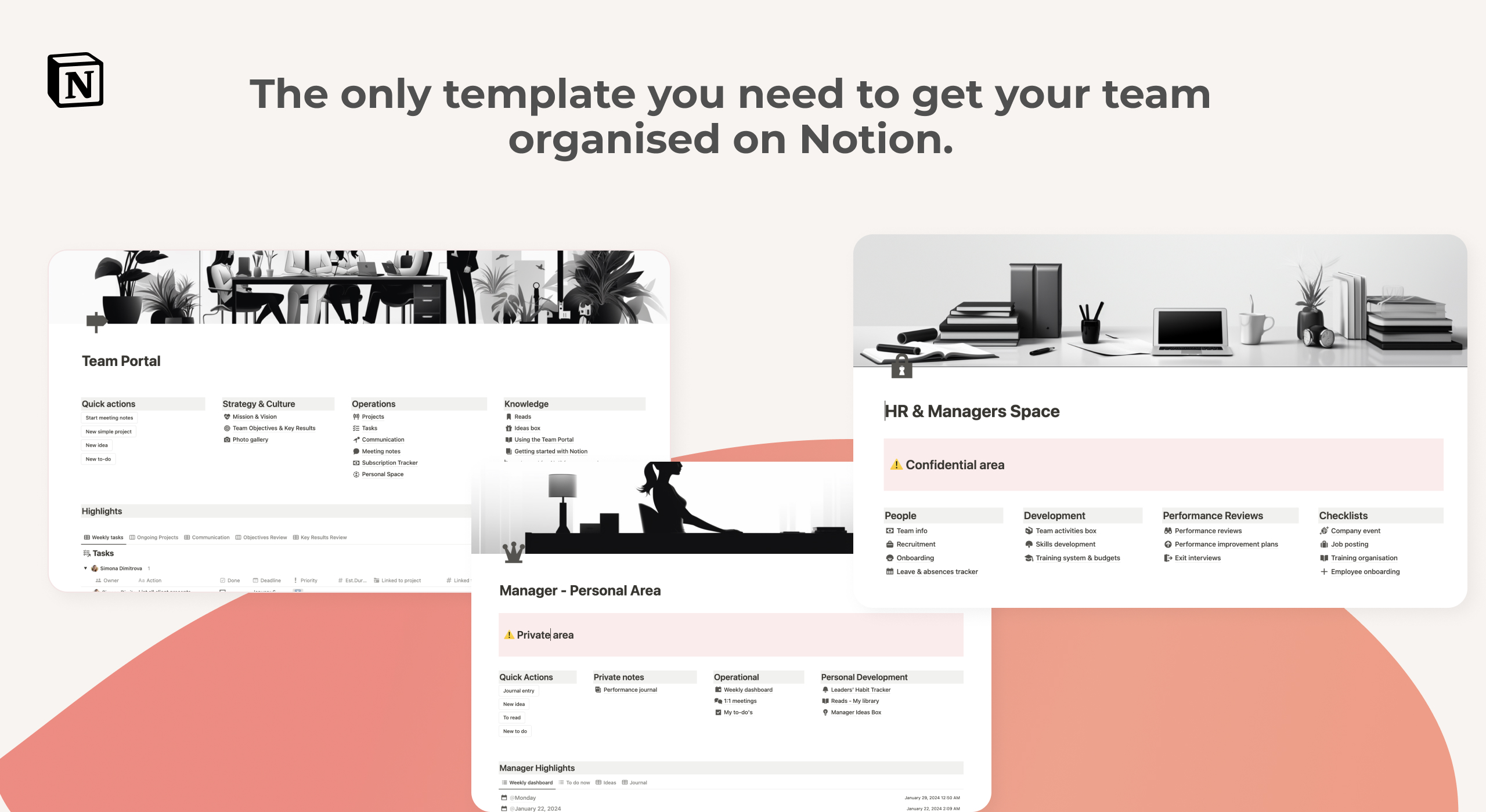 Team Workspace Template for Notion